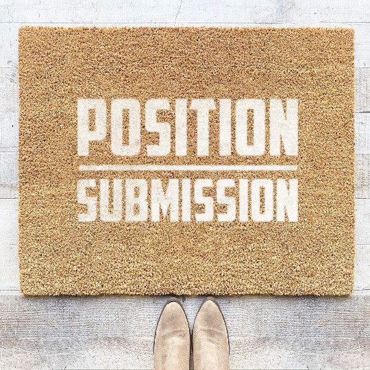 Vintage Inspired Funny Jiu Jitsu Martial Arts BJJ Coir Doormats