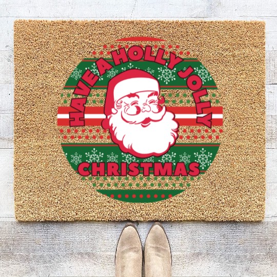 Have a Holly Jolly Christmas Coir Doormats
