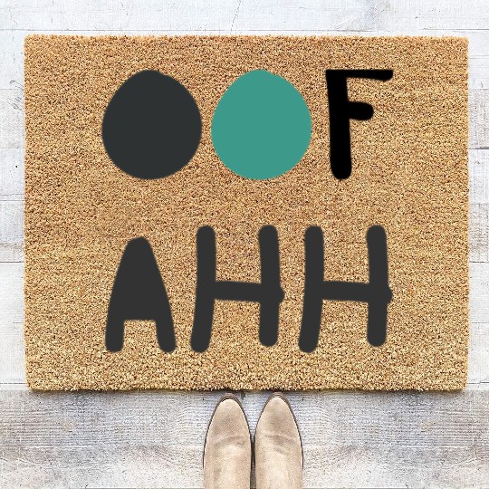 Funny Goofy Ahh Coir Doormats