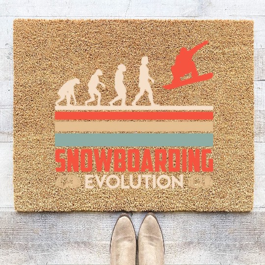 Evolution Snowboard Coir Doormats Winter Park Snowboard