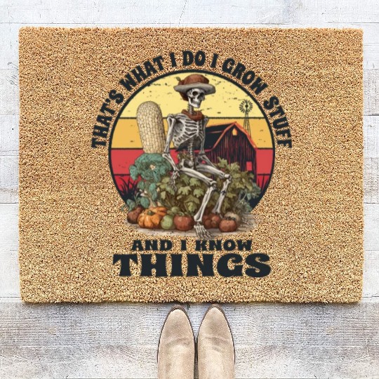 Gardening Garden-plants sayings Gardener Coir Doormats