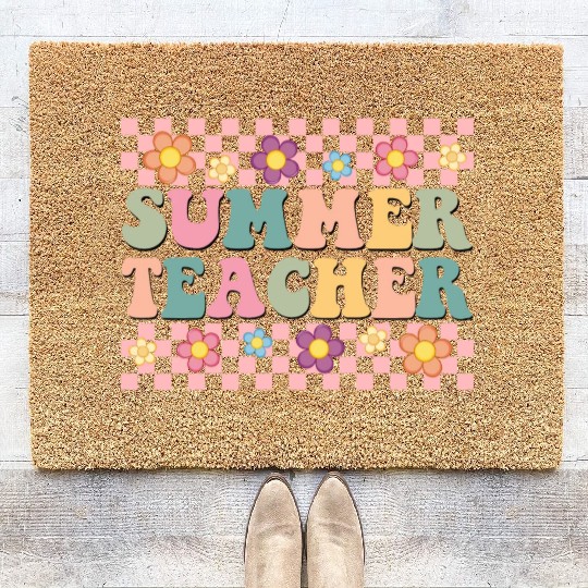 SUMMER TEACHER Coir Doormats