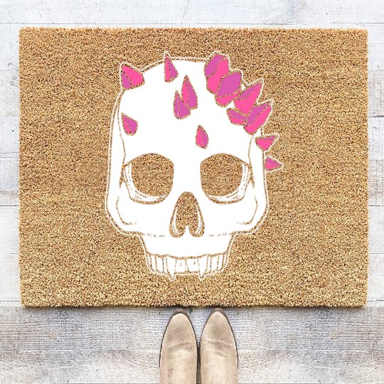 Crystal Vampire Halloween Fan Gift Coir Doormats