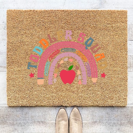 Toddler Squad Toddler Teacher Coir Doormats