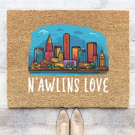 New Orleans Louisiana USA America United States Coir Doormats