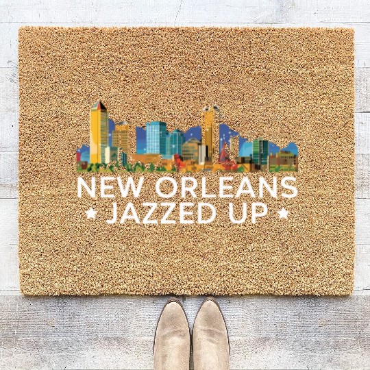 New Orleans Louisiana USA America United States Coir Doormats