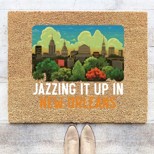 New Orleans Louisiana USA America United States Coir Doormats