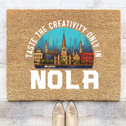 New Orleans Louisiana USA America United States Coir Doormats
