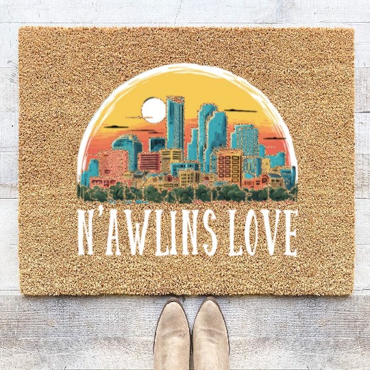 New Orleans Louisiana USA America United States Coir Doormats