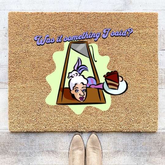 Marie Antoinette Bastille Day Cake Coir Doormats