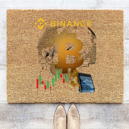 Bitcoin Traders Coir Doormats design