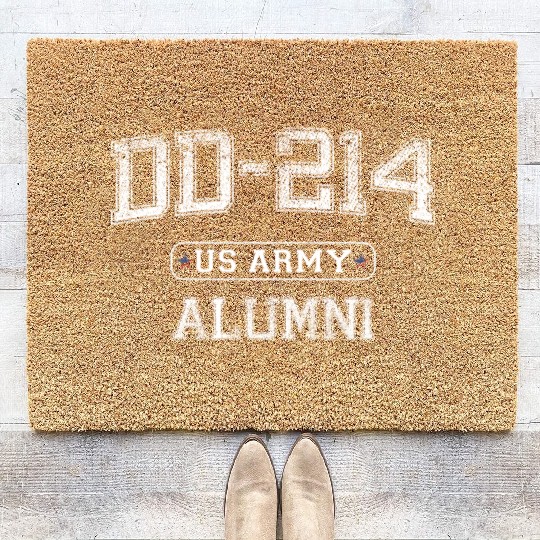 DD-214 US ARMY Vintage Coir Doormats
