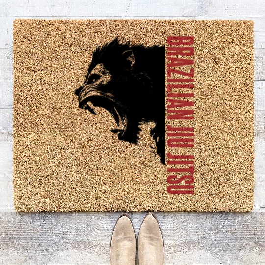 Gorilla Head Brazilian Jiu Jitsu Bjj Gift Coir Doormats