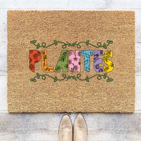 Botany Plantes Indoor Plants Botanical Gardening Coir Doormats