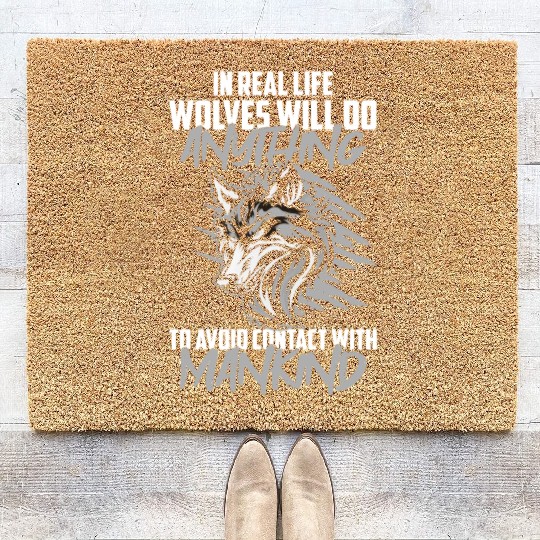 Wolf Wilderness Wolfpack Coir Doormats