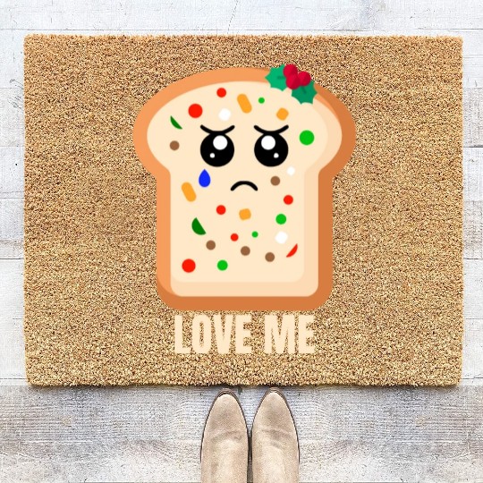 Sad Fruitcake Love Me Coir Doormats