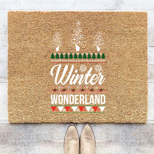 Winter Wonderland Coir Doormats