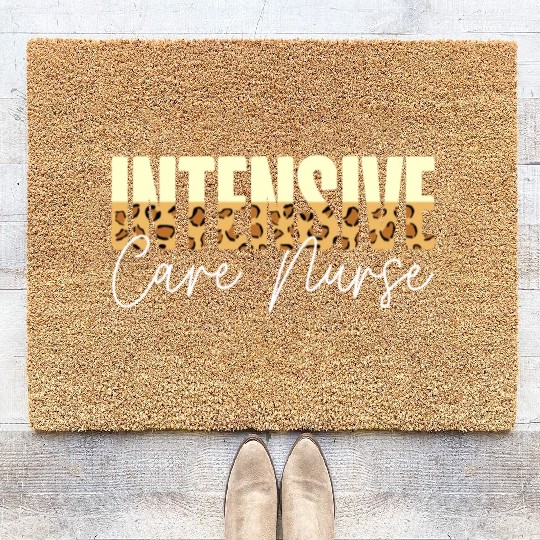 Registered Nurse RN Medical Hospital Healthcare Coir Doormats
