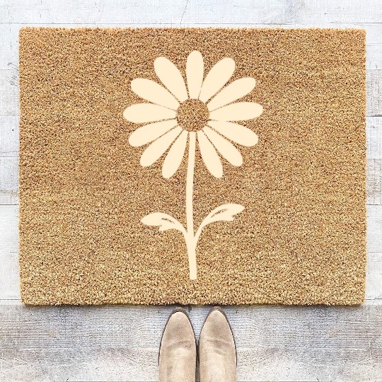 Daisy Purity Symbol Coir Doormats