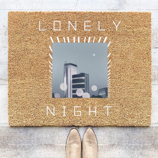 Midnight Vibes Coir Doormats – Embrace the Night Out