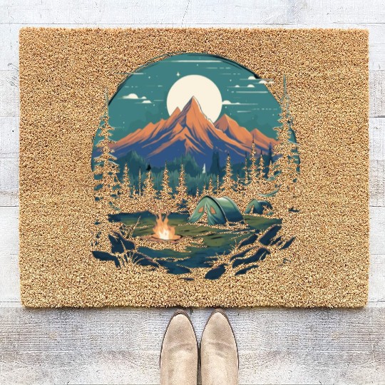 Forest nature trekking adventure Coir Doormats