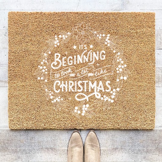 It's beginning to look a lot like Christmas Coir Doormats