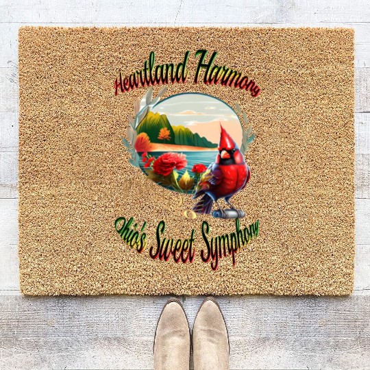 Heartland Harmony: Ohio's Sweet Symphony Coir Doormats