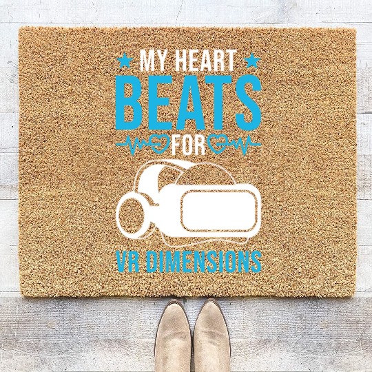 VR Gaming Virtual Reality VR Gamer Coir Doormats