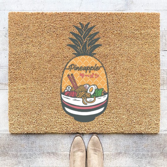 Pineapple Ramen Coir Doormats