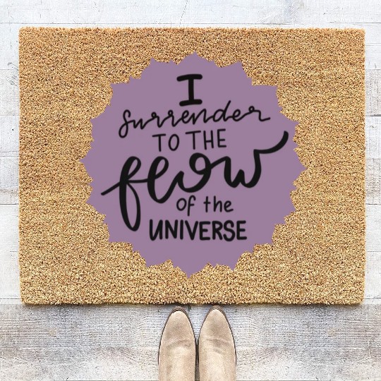 Crown Chakra Affirmation Coir Doormats