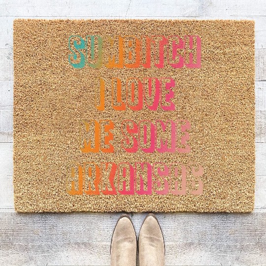 Sumbitch I Love Me Some Albm Coir Doormats