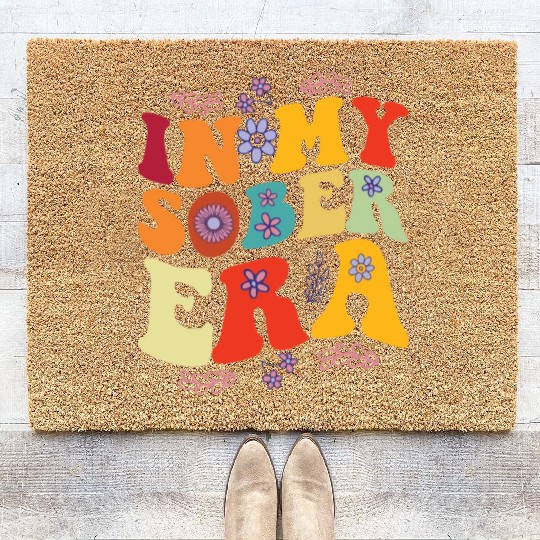 In My Sobriety Era Alcohol Drinking Recovery Mode Coir Doormats