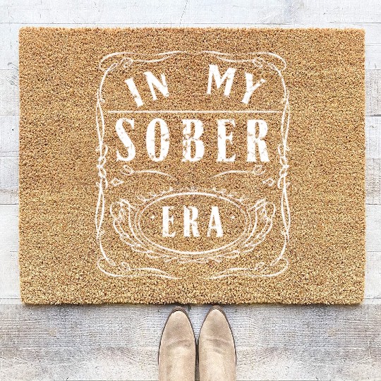 In My Sobriety Era Alcohol Drinking Recovery Mode Coir Doormats