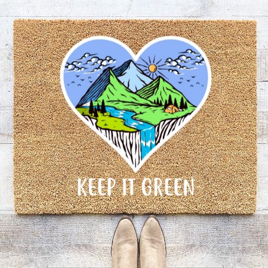 Environment keep it green Coir Doormats