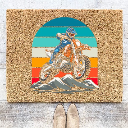 Dirt Bike Mx Motocross Supermoto Coir Doormats