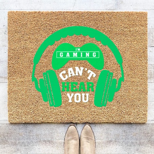 Gaming Humor Soundwave Design Coir Doormats