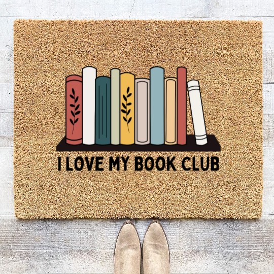 I love my book club Coir Doormats