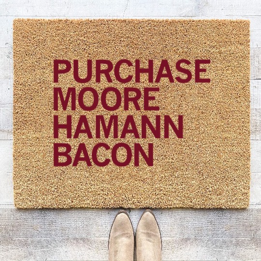 Purchase More Haman Bacon Coir Doormats lowa Players state