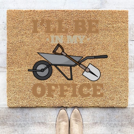 In My Office Garden Spring Gardening Gardeners Coir Doormats