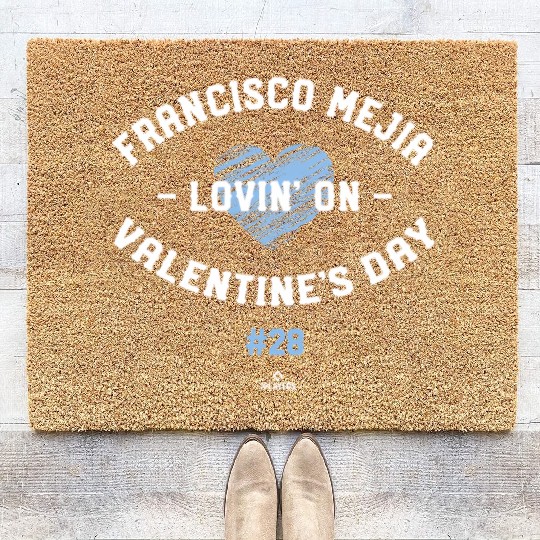 Francisco Mejia Lovin' On Valentine's Day Tampa Ba Coir Doormats