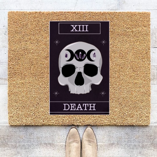 Tarot Death Card Coir Doormats