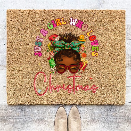 Cute Festive Christmas Holidays Gift for Women Coir Doormats