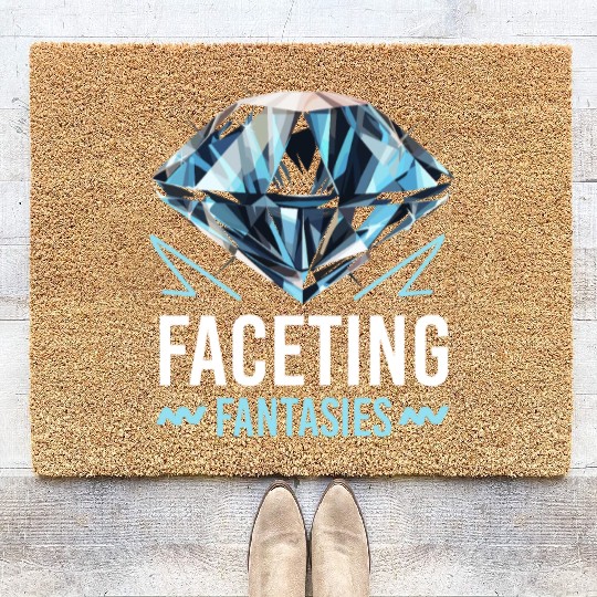 Lapidary Artist Gemstone Stone Collecting Stone Coir Doormats