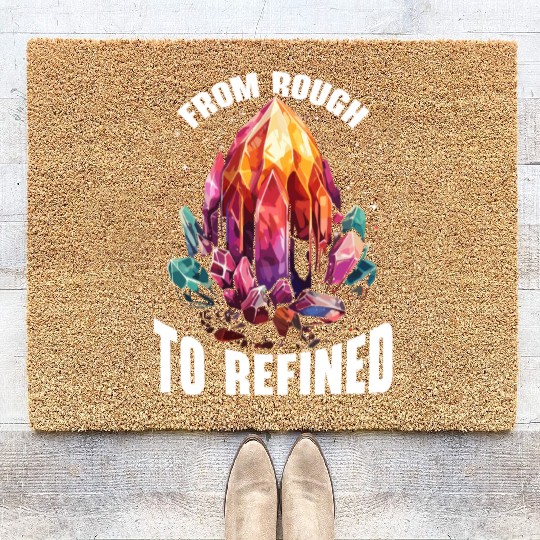 Lapidary Artist Gemstone Stone Collecting Stone Coir Doormats