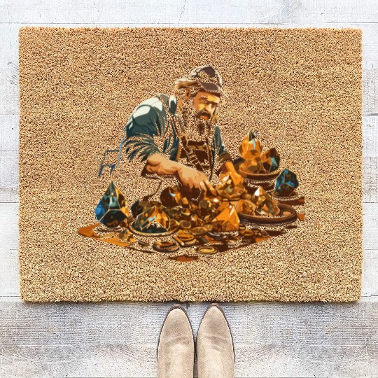 Lapidary Artist Gemstone Stone Collecting Stone Coir Doormats