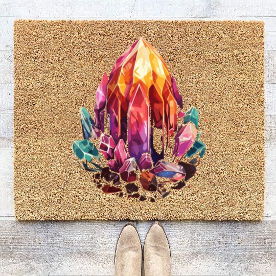 Lapidary Artist Gemstone Stone Collecting Stone Coir Doormats