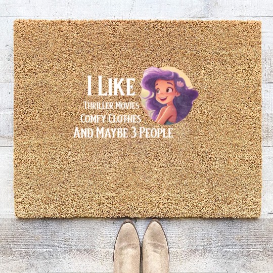 Like Thriller Movies Comfy Clothes &Maybe 3 People Coir Doormats