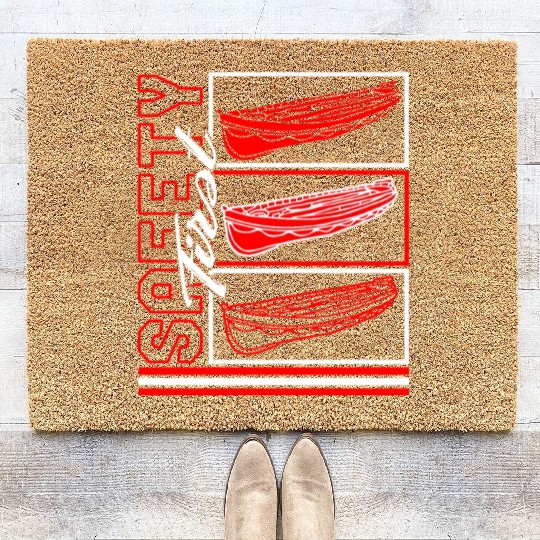 Titanic Coir Doormats, Safety First Coir Doormats, Gift For Sailor