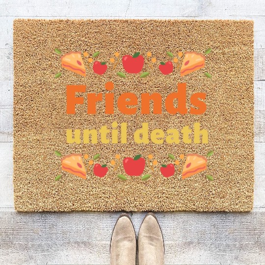 Friends until death Coir Doormats