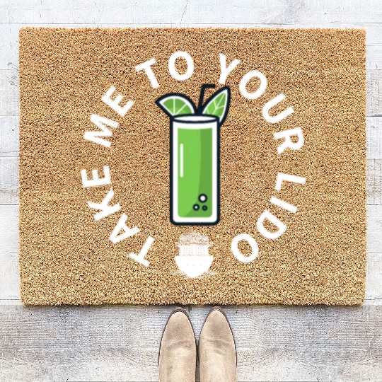 Cruise Ship Take Me To Your Lido Cruise Coir Doormats